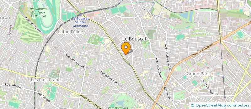 localisation de l'entreprise AGENCE MAKERS à LE BOUSCAT