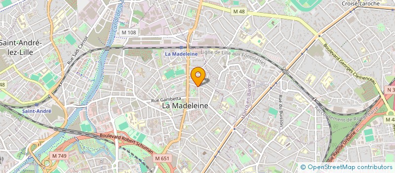 localisation de l'entreprise AGENCE MAPA à LA MADELEINE