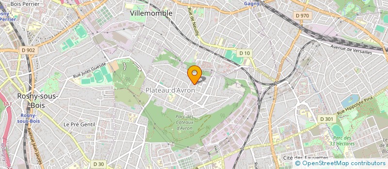 localisation de l'entreprise AGENCE MARC GUILHAMOTE  NEUILLY-PLAISANCE