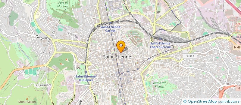 localisation de l'entreprise AGENCE MARENGO à SAINT-ETIENNE