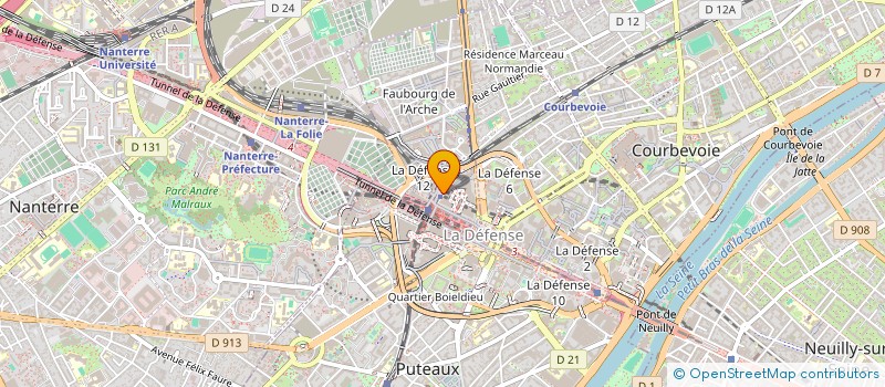 localisation de l'entreprise AGENCE MARIE-HELENE BEINEX à PUTEAUX