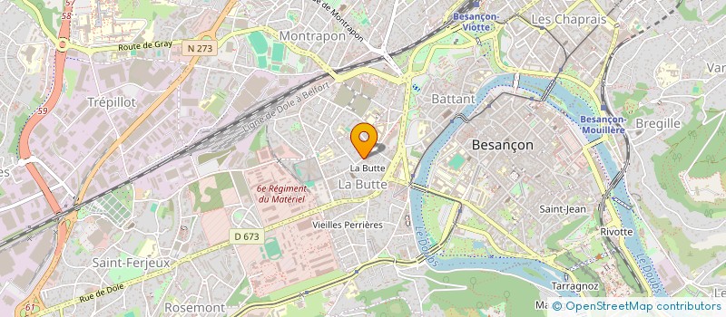 localisation de l'entreprise AGENCE MARIE HELENE TOURNIER à BESANCON