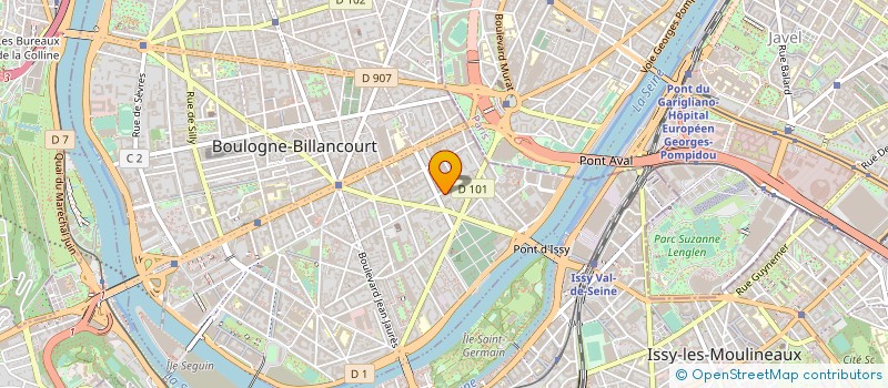 localisation de l'entreprise AGENCE MARISTEL'O à BOULOGNE-BILLANCOURT