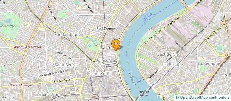 localisation de l'entreprise AGENCE MARITIME BORDELAISE AMC à BORDEAUX