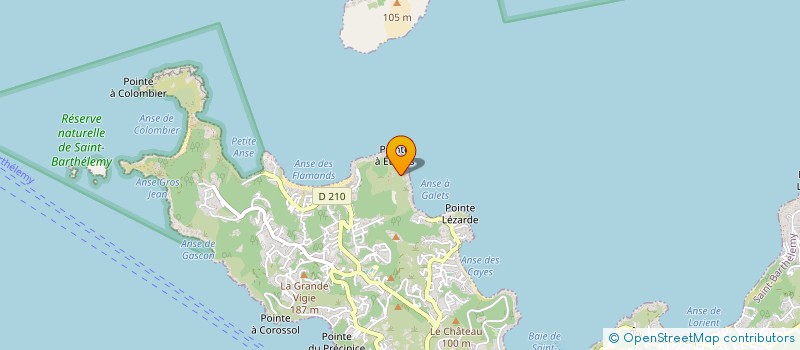 localisation de l'entreprise AGENCE MARITIME DE TRANSPORTS CARIBEENS à SAINT BARTHELEMY