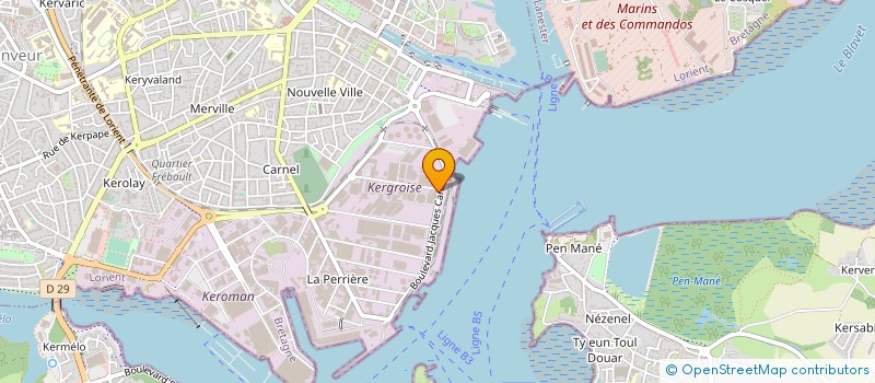 localisation de l'entreprise AGENCE MARITIME LORIENTAISE à LORIENT