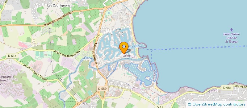 localisation de l'entreprise AGENCE MARITIME PEROT à GRIMAUD