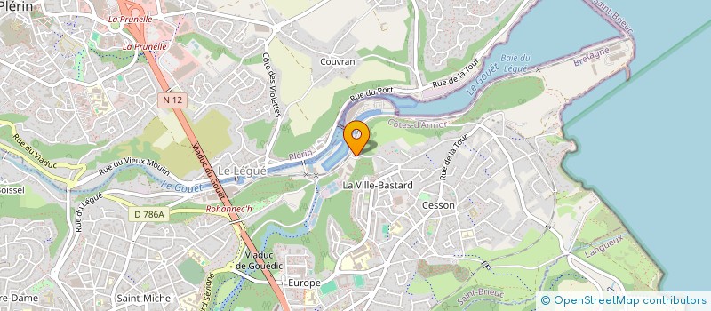 localisation de l'entreprise AGENCE MARITIME SAINT BRIEUC à SAINT-BRIEUC