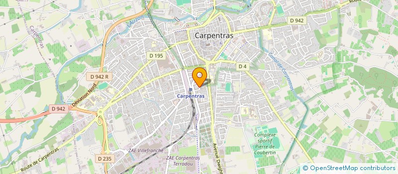 localisation de l'entreprise AGENCE MARJORIE BOUCHET ARCHITECTE à CARPENTRAS