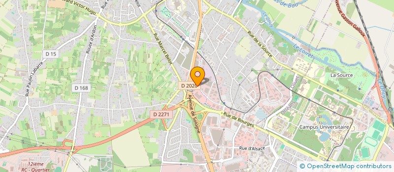 localisation de l'entreprise AGENCE MARSAN à OLIVET