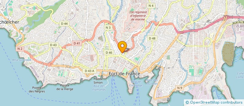 localisation de l'entreprise AGENCE MARTINIQUAISE D'INTERIM à FORT-DE-FRANCE