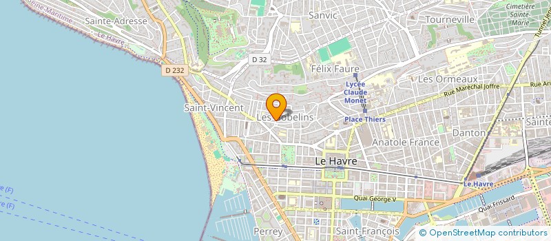 localisation de l'entreprise AGENCE MARTY à LE HAVRE