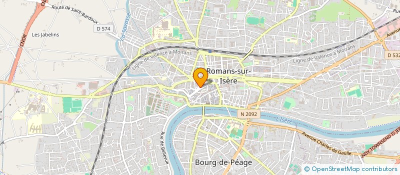 localisation de l'entreprise AGENCE MARZA-RHONALPIMMO  ROMANS-SUR-ISERE