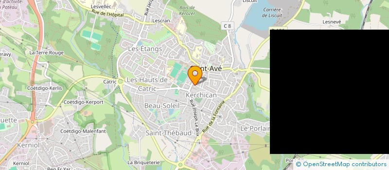 localisation de l'entreprise AGENCE MATHIEU BRETON  SAINT-AVE