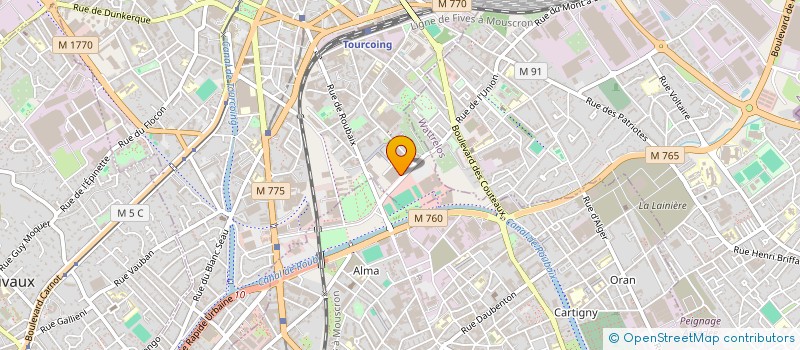 localisation de l'entreprise AGENCE MAURICE  TOURCOING