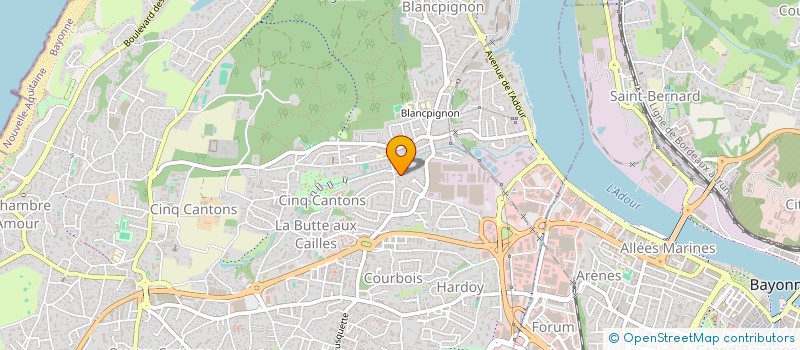 localisation de l'entreprise AGENCE MB DISTRIBUTION  ANGLET