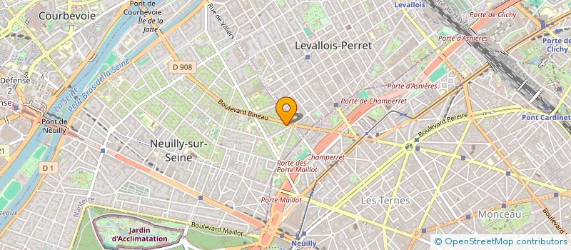 localisation de l'entreprise AGENCE MEDIA AM à NEUILLY-SUR-SEINE