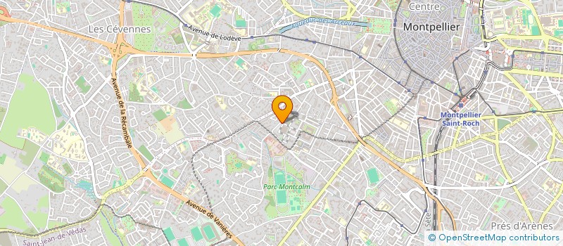 localisation de l'entreprise AGENCE MEDIA & COM DEVELOPPEMENT DURABL à MONTPELLIER