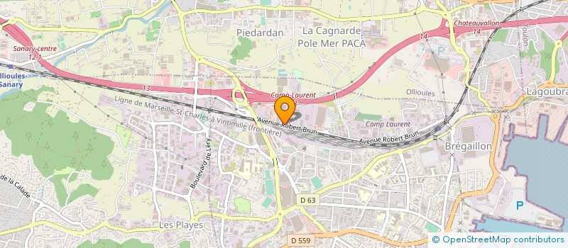 localisation de l'entreprise AGENCE MEDIA COMMUNICATION ET EDITION  LA SEYNE SUR MER