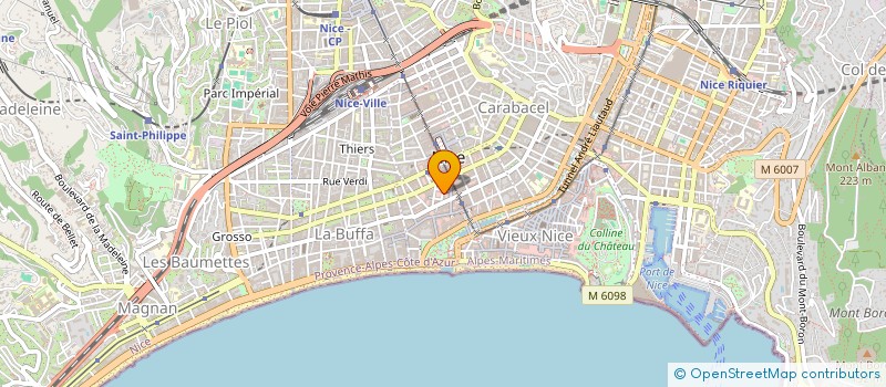localisation de l'entreprise AGENCE MEDIANE à NICE