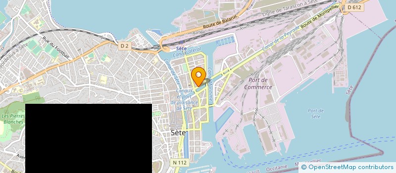 localisation de l'entreprise AGENCE MEDITERRANEENNE DE RECHERCHES à SETE