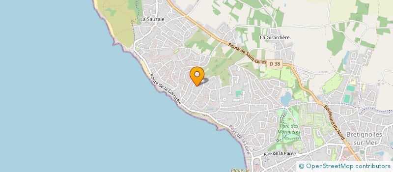 localisation de l'entreprise AGENCE MEMIN à BRETIGNOLLES-SUR-MER