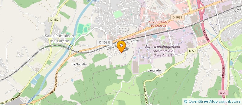 localisation de l'entreprise AGENCE MENUISERIE HABITAT à SAINT-PANTALEON-DE-LARCHE