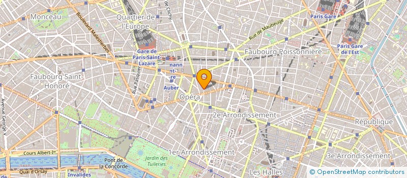 localisation de l'entreprise AGENCE MERCURE PARIS RIVE DROITE  PARIS