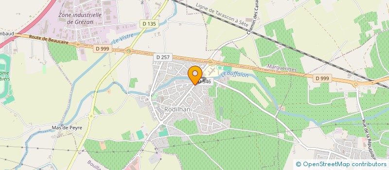 localisation de l'entreprise AGENCE MERIDIONALE DE SECURITE à RODILHAN