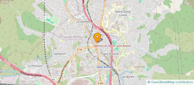 localisation de l'entreprise AGENCE MERIDIONALE PROTECTION & SECURITE à MARSEILLE