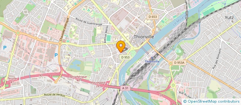 localisation de l'entreprise AGENCE METROPOLE à THIONVILLE