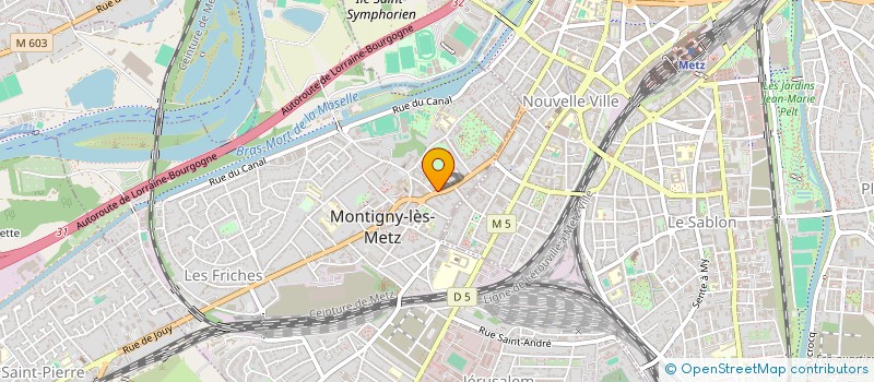 localisation de l'entreprise AGENCE MIRABELLE à MONTIGNY-LES-METZ