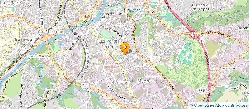 localisation de l'entreprise AGENCE MOBILE D'EXPERIENCES IMMERSIVES à LIMOGES