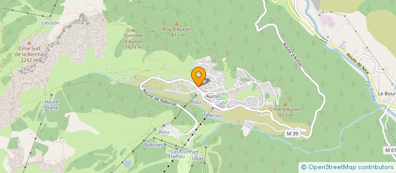 localisation de l'entreprise AGENCE MONDE DES NEIGES  SAINT-ETIENNE-DE-TINEE