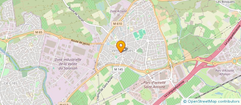 localisation de l'entreprise AGENCE MOTS ET IMAGES à VENDARGUES