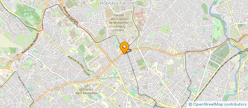 localisation de l'entreprise AGENCE MULTISERVICES 34 à MONTPELLIER