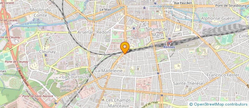 localisation de l'entreprise AGENCE MULTISERVICES à RENNES