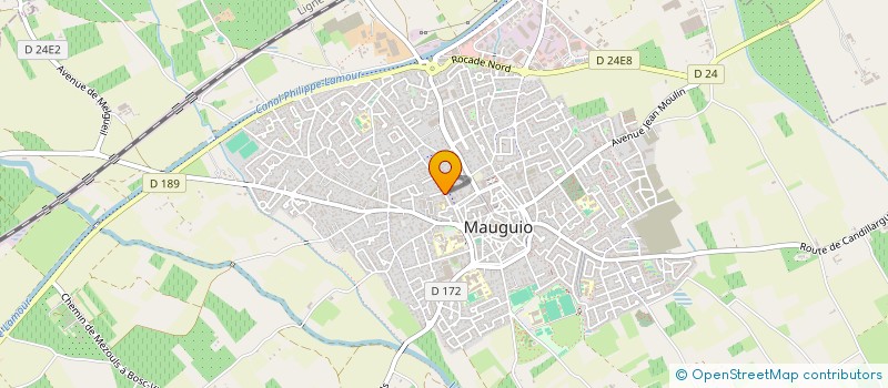 localisation de l'entreprise AGENCE MUNOZ SABINE  MAUGUIO