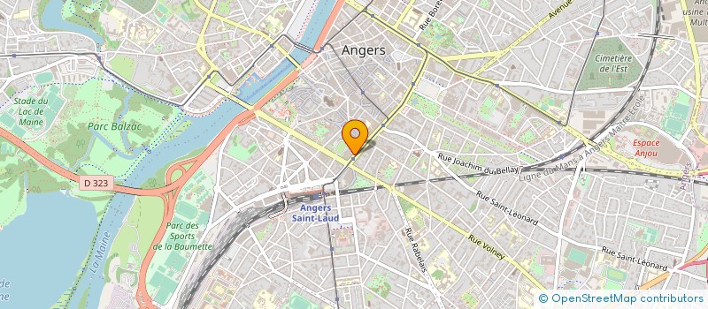 localisation de l'entreprise AGENCE NADINE BERTHELOT à ANGERS
