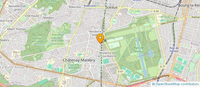 localisation de l'entreprise AGENCE NAT GESTION DECHETS RADIOACTIFS à CHATENAY-MALABRY