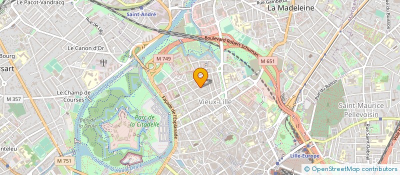 localisation de l'entreprise AGENCE NATHALIE T'KINT à LILLE