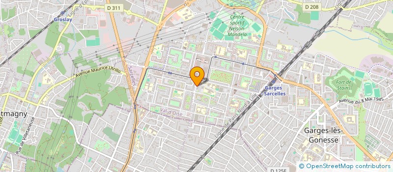 localisation de l'entreprise AGENCE NATIONALE CHEQUES VACANCES  SARCELLES