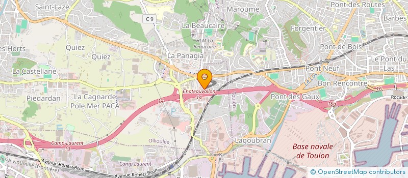 localisation de l'entreprise AGENCE NATIONALE DE SERVICES à OLLIOULES