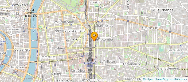 localisation de l'entreprise AGENCE NATIONALE POUR L AMELIORATION DES CONDITIONS DE TRAVAIL à LYON