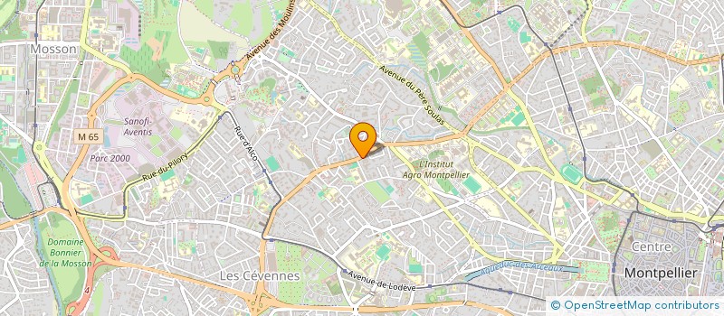 localisation de l'entreprise AGENCE NATIONALE POUR LA DEMOUSTICATION ET LA GESTION DES ESPACES NATURELS DEMOUSTIQUES - ADEGE à MONTPELLIER