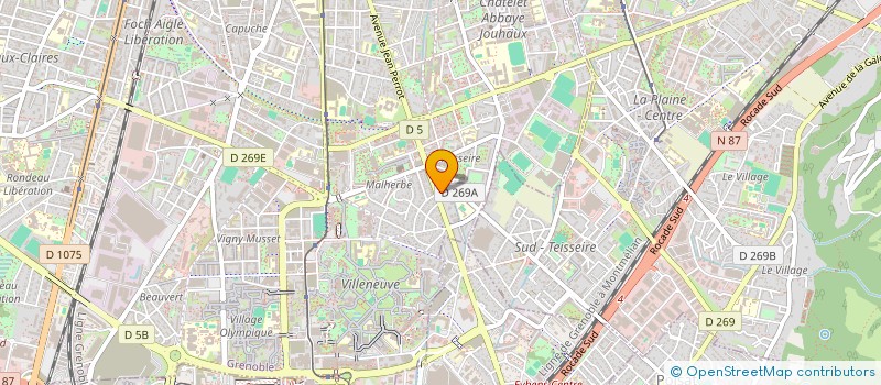 localisation de l'entreprise AGENCE NAZCA à GRENOBLE