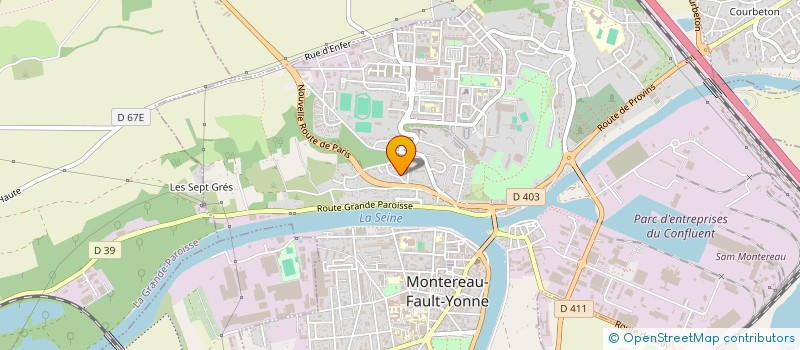 localisation de l'entreprise AGENCE NEHIYR  MONTEREAU-FAULT-YONNE