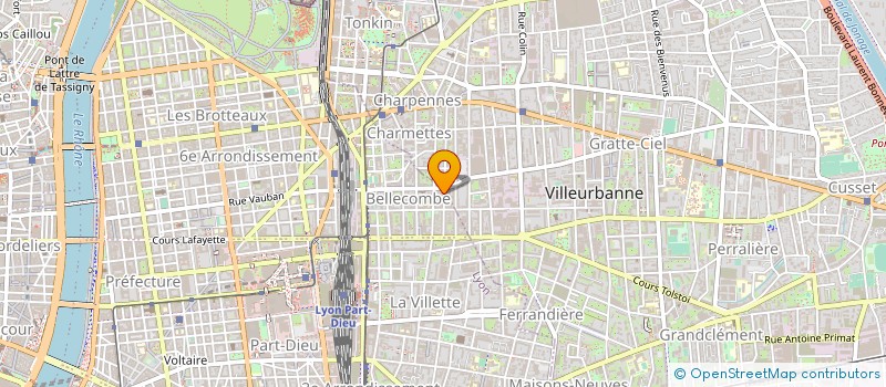 localisation de l'entreprise AGENCE NEWIC à LYON