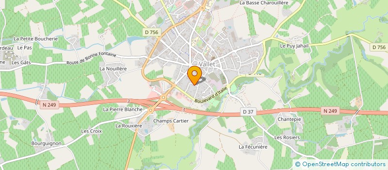 localisation de l'entreprise AGENCE NGI SPECTACLES  LA REGRIPPIERE