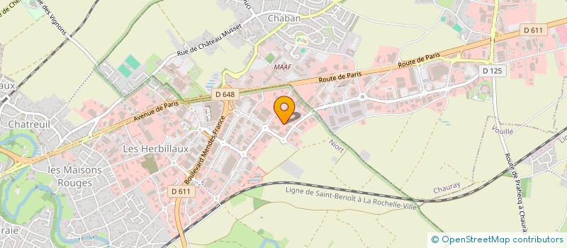 localisation de l'entreprise AGENCE NIORT AUTOMOBILES  NIORT